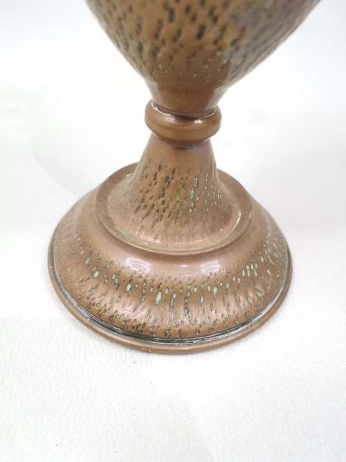 Absolutely beautiful vintage art deco copper and brass vase 32cm Large!!!!