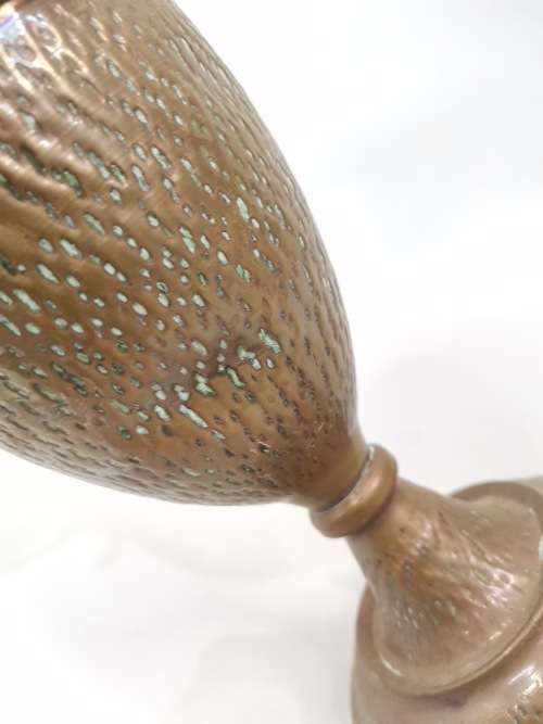 Absolutely beautiful vintage art deco copper and brass vase 32cm Large!!!!