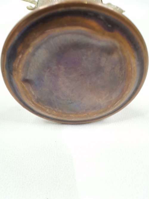 Absolutely beautiful vintage art deco copper and brass vase 32cm Large!!!!