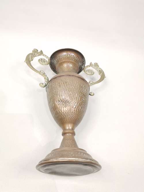 Absolutely beautiful vintage art deco copper and brass vase 32cm Large!!!!