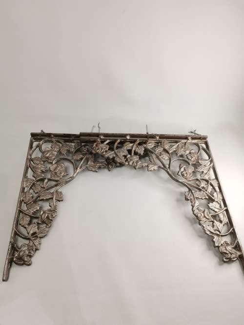 Vintage solid cast iron stands bid for both heavy solid!!!!
