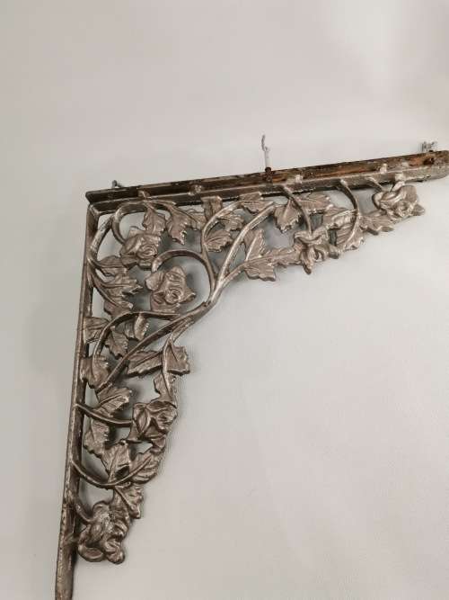 Vintage solid cast iron stands bid for both heavy solid!!!!