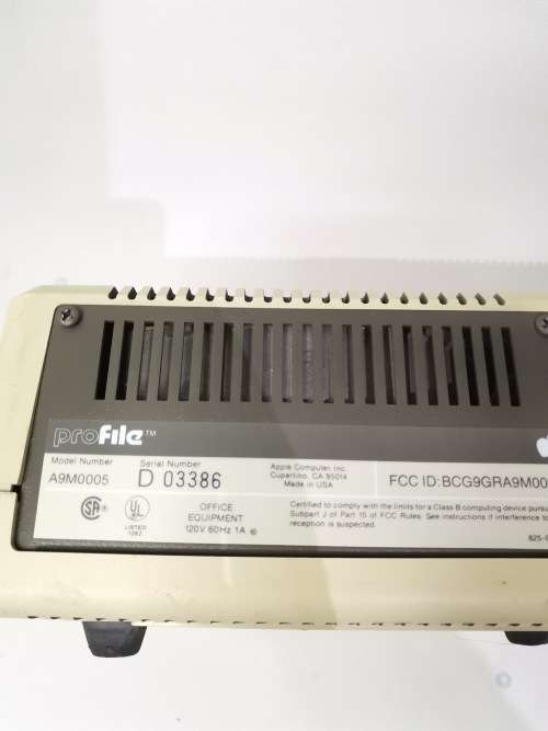 RARE VINTAGE APPLE PROFILE NOT TESTED!!!