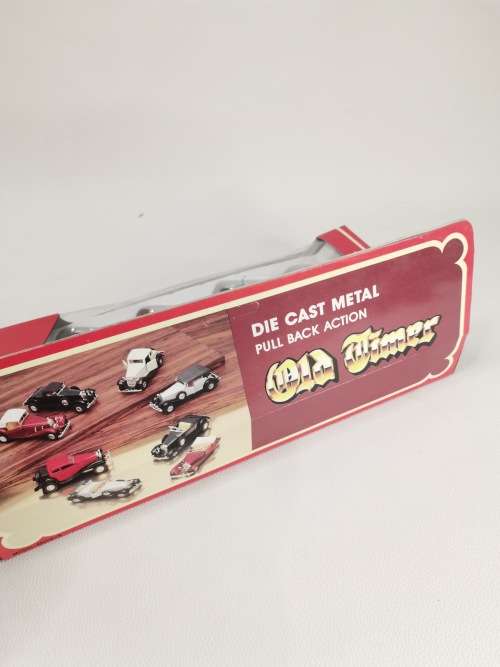 VINTAGE OLD TIMER DIE CAST TOYS PULL BACK!!!