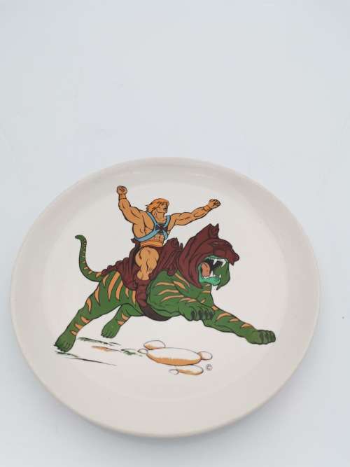 RARE 1980S MASTERS OF THE UNIVERSE PORCELAIN PLATE!!!!
