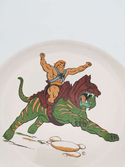 RARE 1980S MASTERS OF THE UNIVERSE PORCELAIN PLATE!!!!