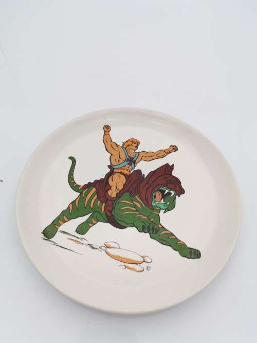 RARE 1980S MASTERS OF THE UNIVERSE PORCELAIN PLATE!!!!