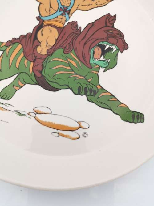 RARE 1980S MASTERS OF THE UNIVERSE PORCELAIN PLATE!!!!