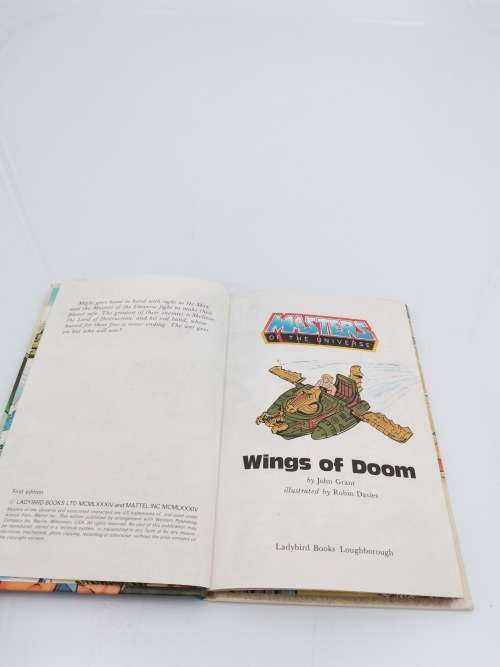 VINTAGE MASTERS OF THE UNIVERSE WINGS OF DOOM BOOK!!!