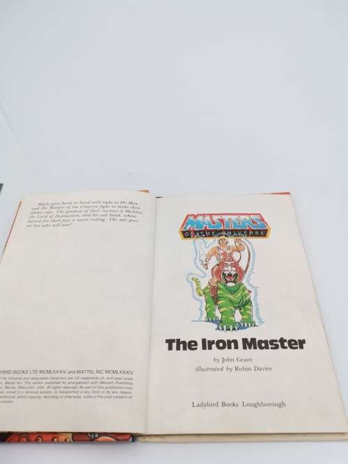 VINTAGE MASTERS OF THE UNIVERSE THE IRON MADTER BOOK!!