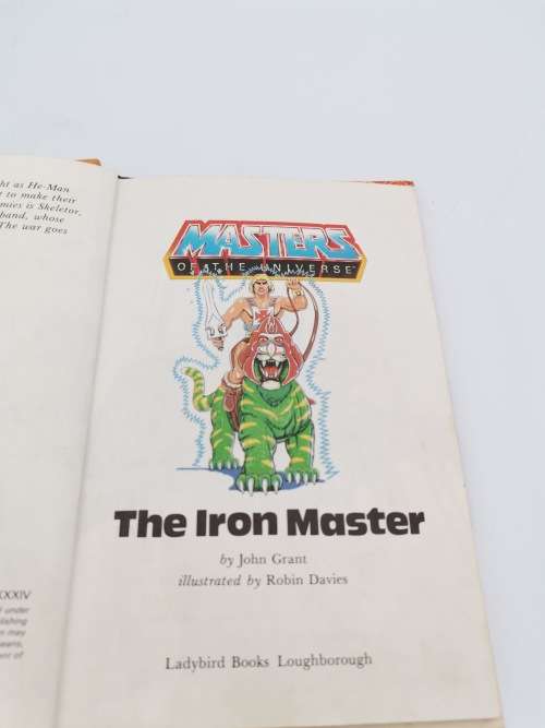 VINTAGE MASTERS OF THE UNIVERSE THE IRON MADTER BOOK!!