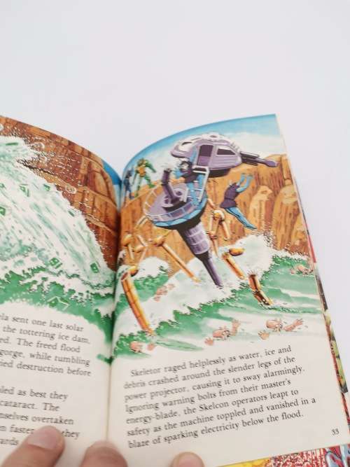 VINTAGE MASTERS OF THE UNIVERSE CASTLE GREY SKULL UNDER ATTACK BOOK!!