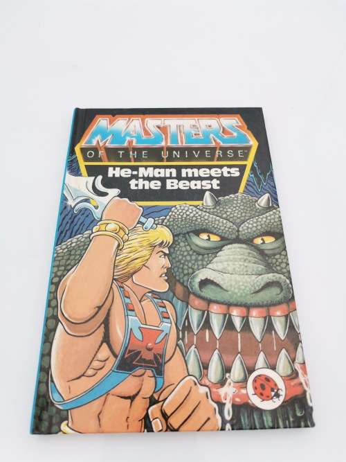 VINTAGE MASTERS OF THE UNIVERSE HE MAN MEETS THE BEAST BOOK!!!