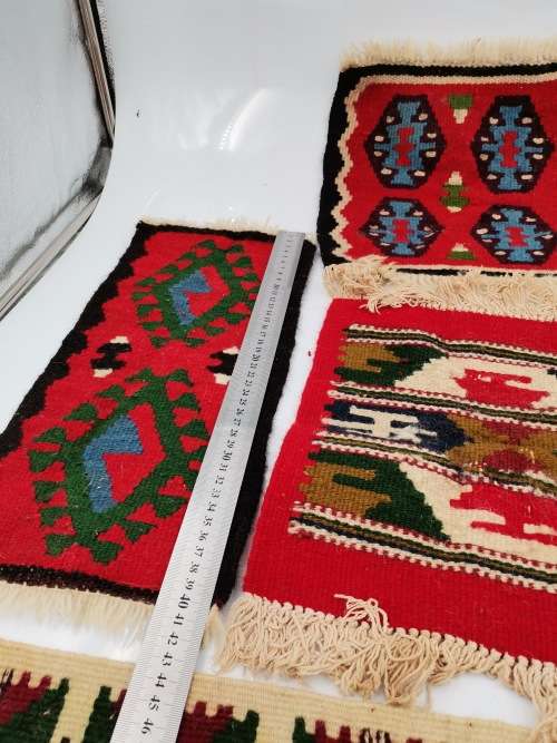 Collection of beautiful mini rugs bid for all!!!!