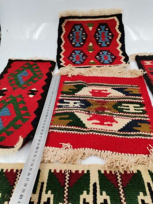 Collection of beautiful mini rugs bid for all!!!!