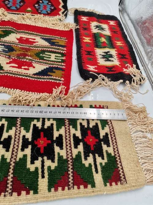 Collection of beautiful mini rugs bid for all!!!!