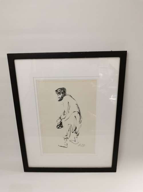 Zvi Ehrman Israeli ARTIST PRINT!!!