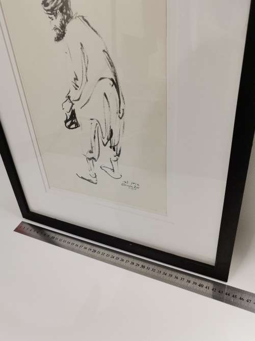 Zvi Ehrman Israeli ARTIST PRINT!!!