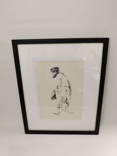 Zvi Ehrman Israeli ARTIST PRINT!!!