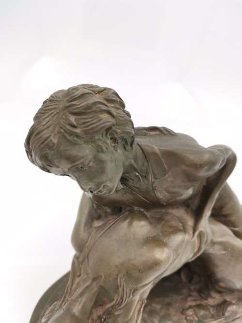 BEAUTIFUL HIGHLY DETAILED SCULPTURE SIGNED BY ARTIST LE RON 30CM LARGE!!!!