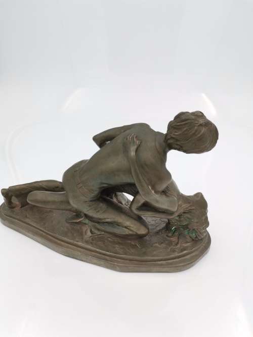 BEAUTIFUL HIGHLY DETAILED SCULPTURE SIGNED BY ARTIST LE RON 30CM LARGE!!!!