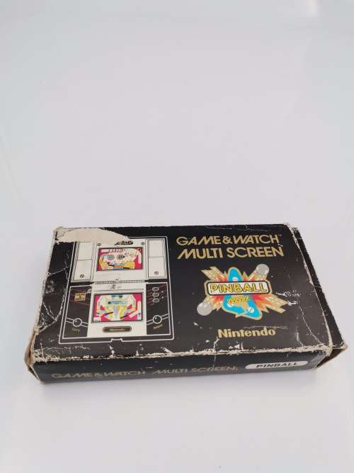 RARE NINTENDO GAME AND WATCH PINBALL IN BOX COMPLETE WORKING HANDHELD IN MINT CONDITION!!!