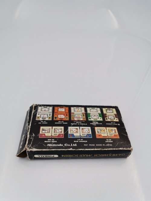 RARE NINTENDO GAME AND WATCH PINBALL IN BOX COMPLETE WORKING HANDHELD IN MINT CONDITION!!!