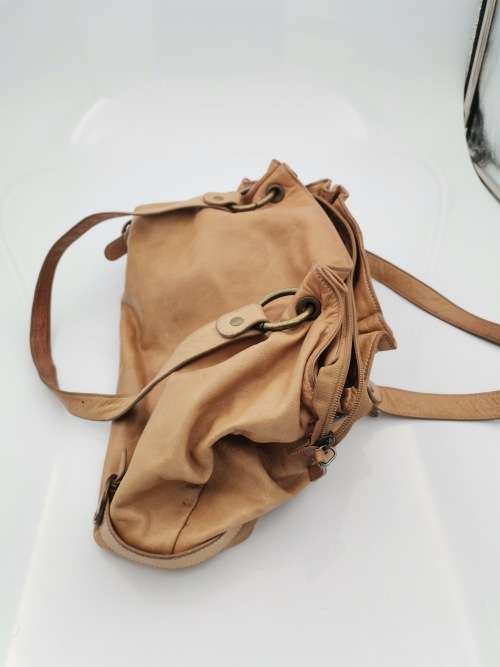GENUINE LEATHER GREEN CROSS BAG!!!