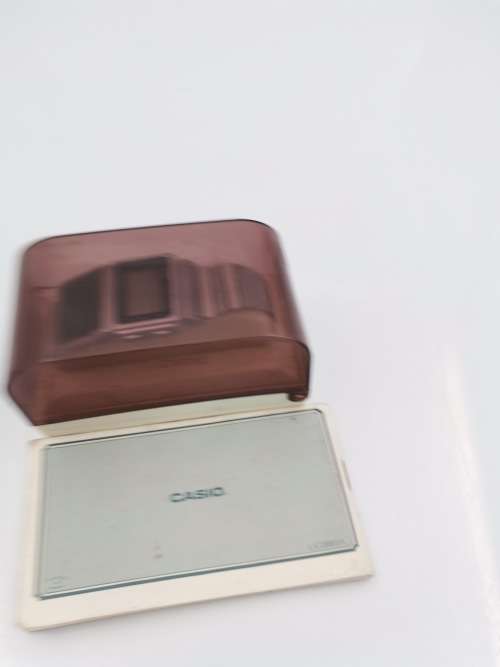 RARE VINTAGE CASIO DATABANK DIGITAL WATCH NO 563 WITH MANUAL IN ORIGINAL CASE NOT TESTED!!!