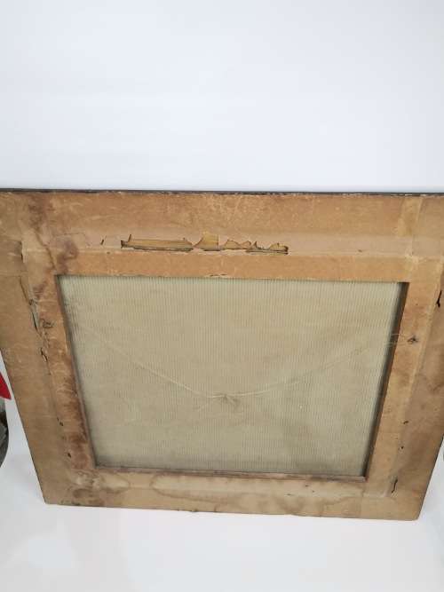 ORIGINAL LARGE MVEMVE JIYANE OIL ON CANVAS SIGNED OIL PAINTING WITH WOODEN FRAME SIZE 79CM X 69CM!!