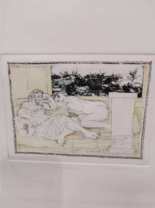 AFTER PICASSO SIGNED LIMITED EDITION PRINT 1990  SIZE 51CM X 43CM!!!