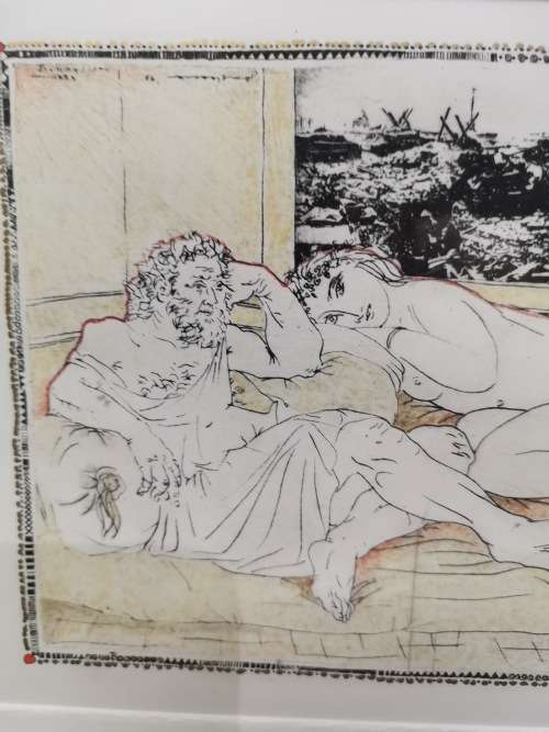 AFTER PICASSO SIGNED LIMITED EDITION PRINT 1990  SIZE 51CM X 43CM!!!