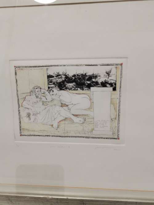 AFTER PICASSO SIGNED LIMITED EDITION PRINT 1990  SIZE 51CM X 43CM!!!