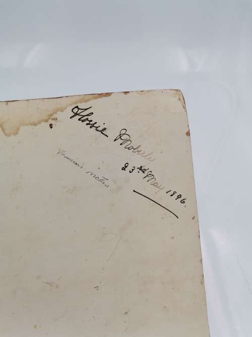 RARE 1896 ORIGINAL PHOTOGRAPH SIGNED!!!!!