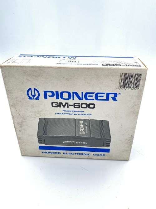 PIONEER GM 600 amplifier not tested looks new inside box !!!!