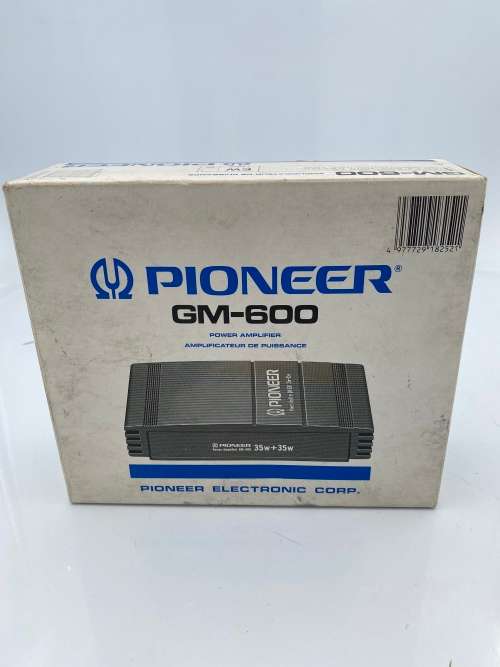 PIONEER GM 600 amplifier not tested looks new inside box !!!!