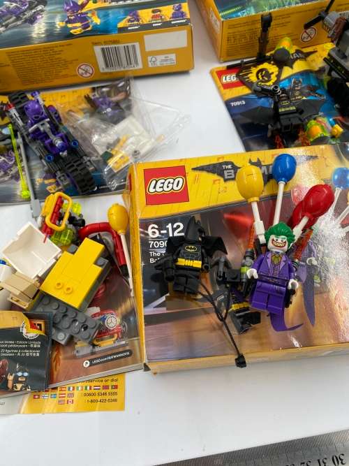LEGO BATMAN COLLECTION BID FOR ALL BOXES ARE OPENED SOME HAS BEEN BUILT  !!!!
