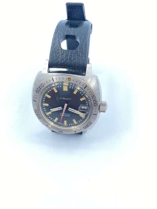 TROY 25 JEWELS AUTOMATIC WATCH SWISS MADE NOT WORKING!!!!
