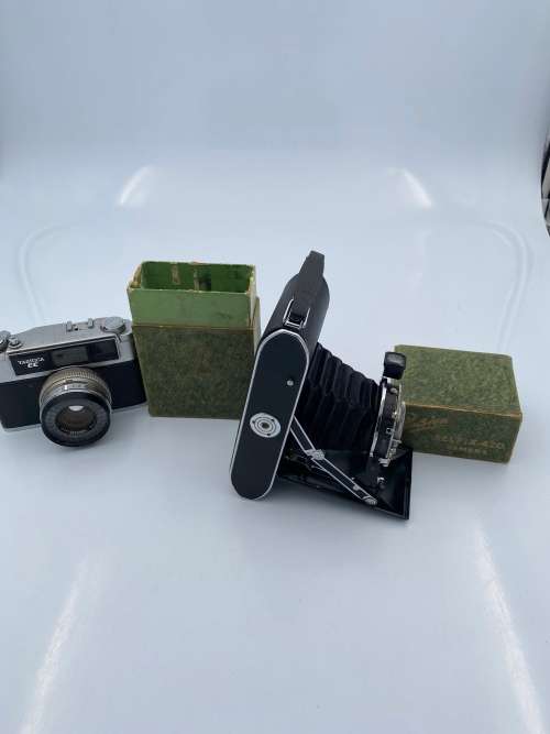 MINT BOXED ENSIGN SELFIX 420 CAMERA IN ORIGINAL BOX BID FOR BOTH !!!!!