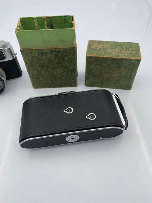 MINT BOXED ENSIGN SELFIX 420 CAMERA IN ORIGINAL BOX BID FOR BOTH !!!!!