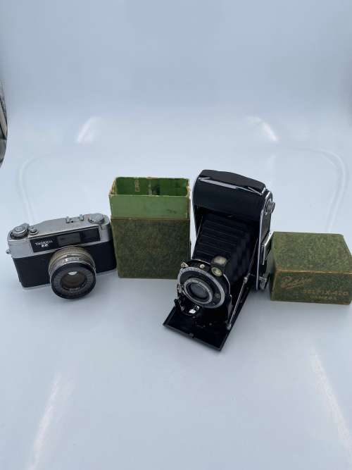 MINT BOXED ENSIGN SELFIX 420 CAMERA IN ORIGINAL BOX BID FOR BOTH !!!!!