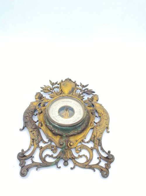 STUNNING VINTAGE ART NOUVEAU BAROMETER FOR DISPLAY 30 CM TALL HIGHLY DETAILED!!!!