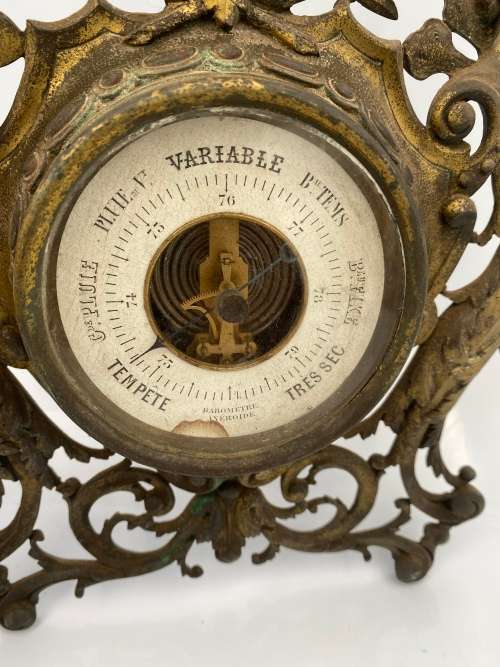 STUNNING VINTAGE ART NOUVEAU BAROMETER FOR DISPLAY 30 CM TALL HIGHLY DETAILED!!!!