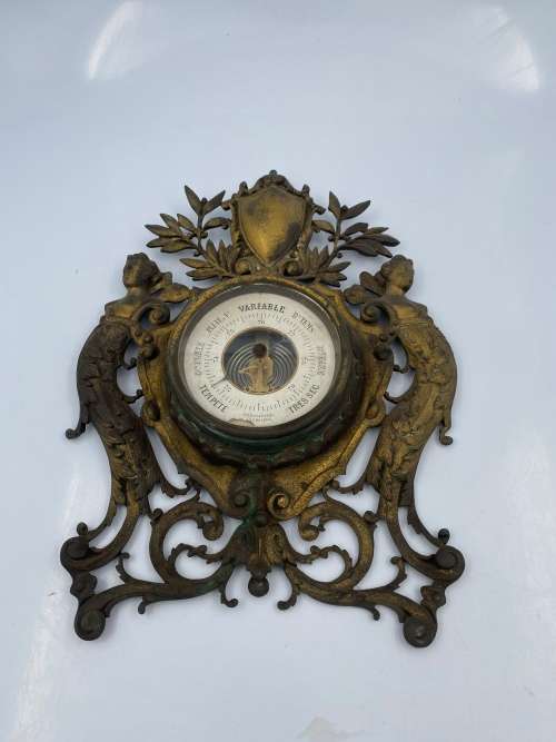 STUNNING VINTAGE ART NOUVEAU BAROMETER FOR DISPLAY 30 CM TALL HIGHLY DETAILED!!!!