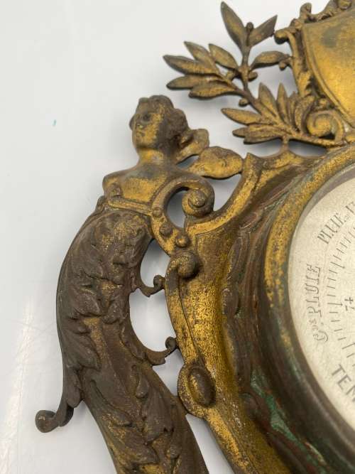 STUNNING VINTAGE ART NOUVEAU BAROMETER FOR DISPLAY 30 CM TALL HIGHLY DETAILED!!!!