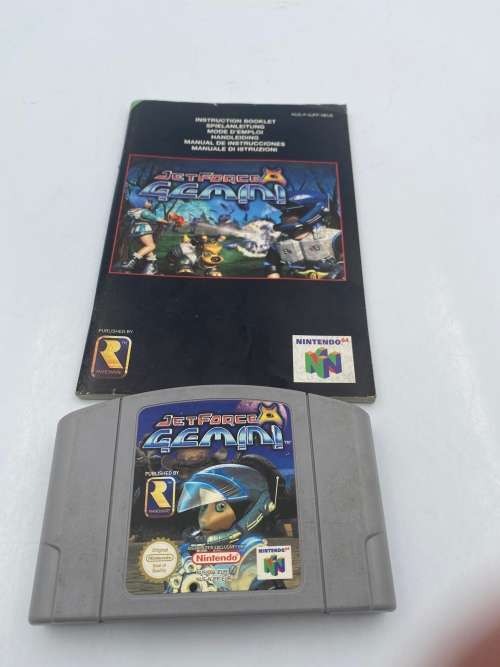 JETFORCE GEMINi NINTENDO 64 GAME WITH MANUAL!!!!!