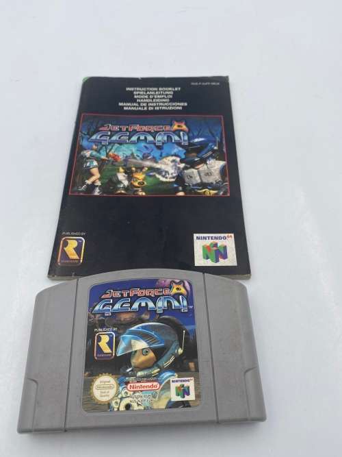 JETFORCE GEMINi NINTENDO 64 GAME WITH MANUAL!!!!!