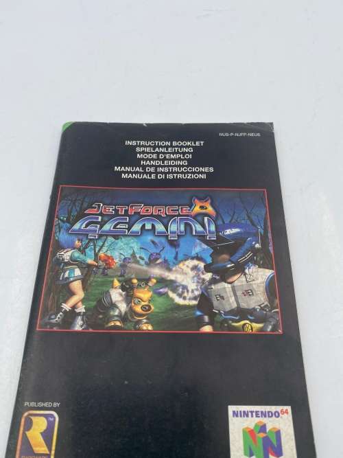 JETFORCE GEMINi NINTENDO 64 GAME WITH MANUAL!!!!!