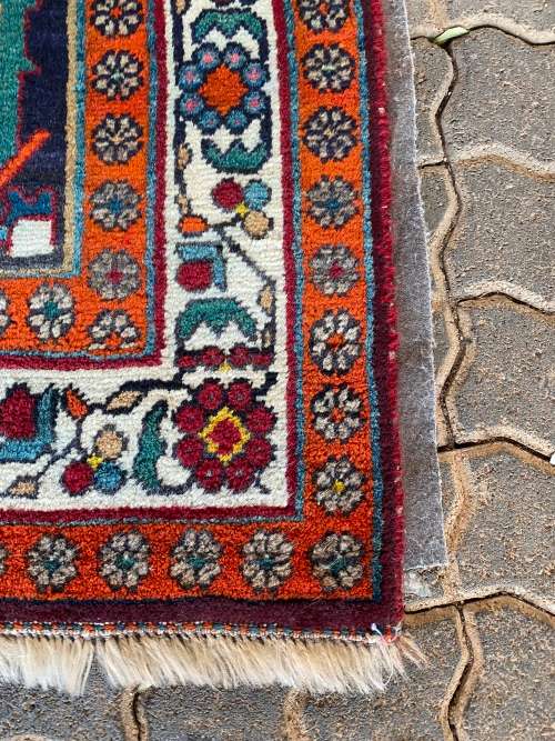 VINTAGE LARGE 253CM X 167CM STUNNING FAZA CARPET HIGHLY DETAILED IN GOOD COLLECTION!!!!!