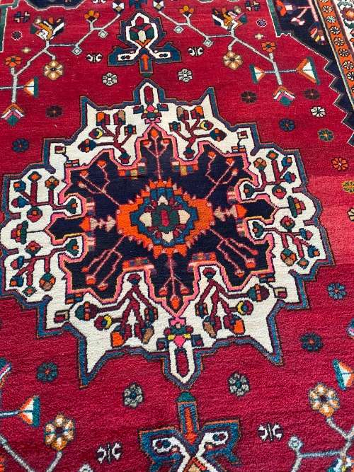VINTAGE LARGE 253CM X 167CM STUNNING FAZA CARPET HIGHLY DETAILED IN GOOD COLLECTION!!!!!